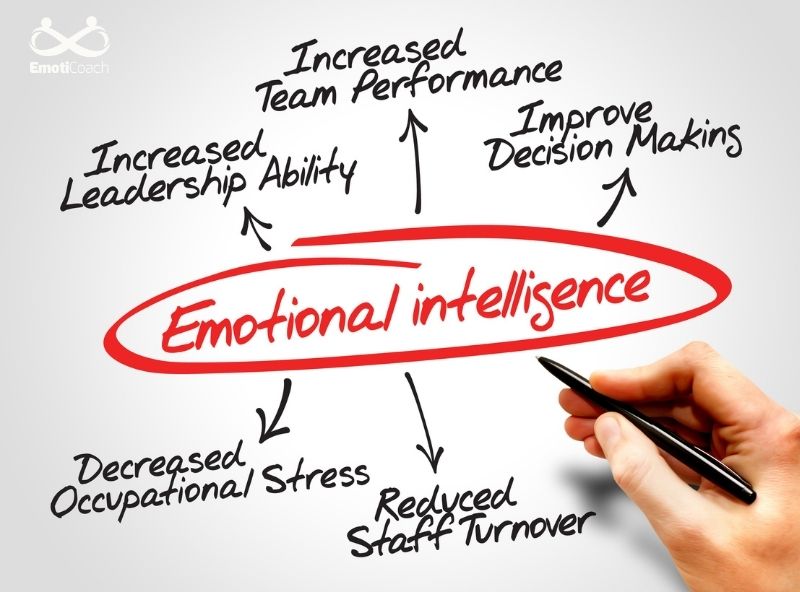 schéma qui indique ce que comprend l'intelligence relationnelle au sein d'une équipe professionnel suite à un test Nova entreprise avec Emoticoach